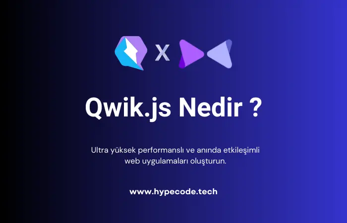 Qwik.js, modern web uygulamaları için geliştirilmiş yüksek performanslı bir JavaScript framework'üdür. Qwik, kullanıcı deneyimini optimize etmek ve hızlı yükleme süreleri sağlamak amacıyla 'yüksek performanslı, ince ve esnek' bir yapı sunar. Öne çıkan özellikleri arasında önceden yüklenen bileşenler ve yüksek derecede etkileşimli uygulamalar geliştirme yeteneği bulunmaktadır. Bu sayede, kullanıcılar daha akıcı bir deneyim elde ederken geliştiriciler de daha verimli çalışabilir.
