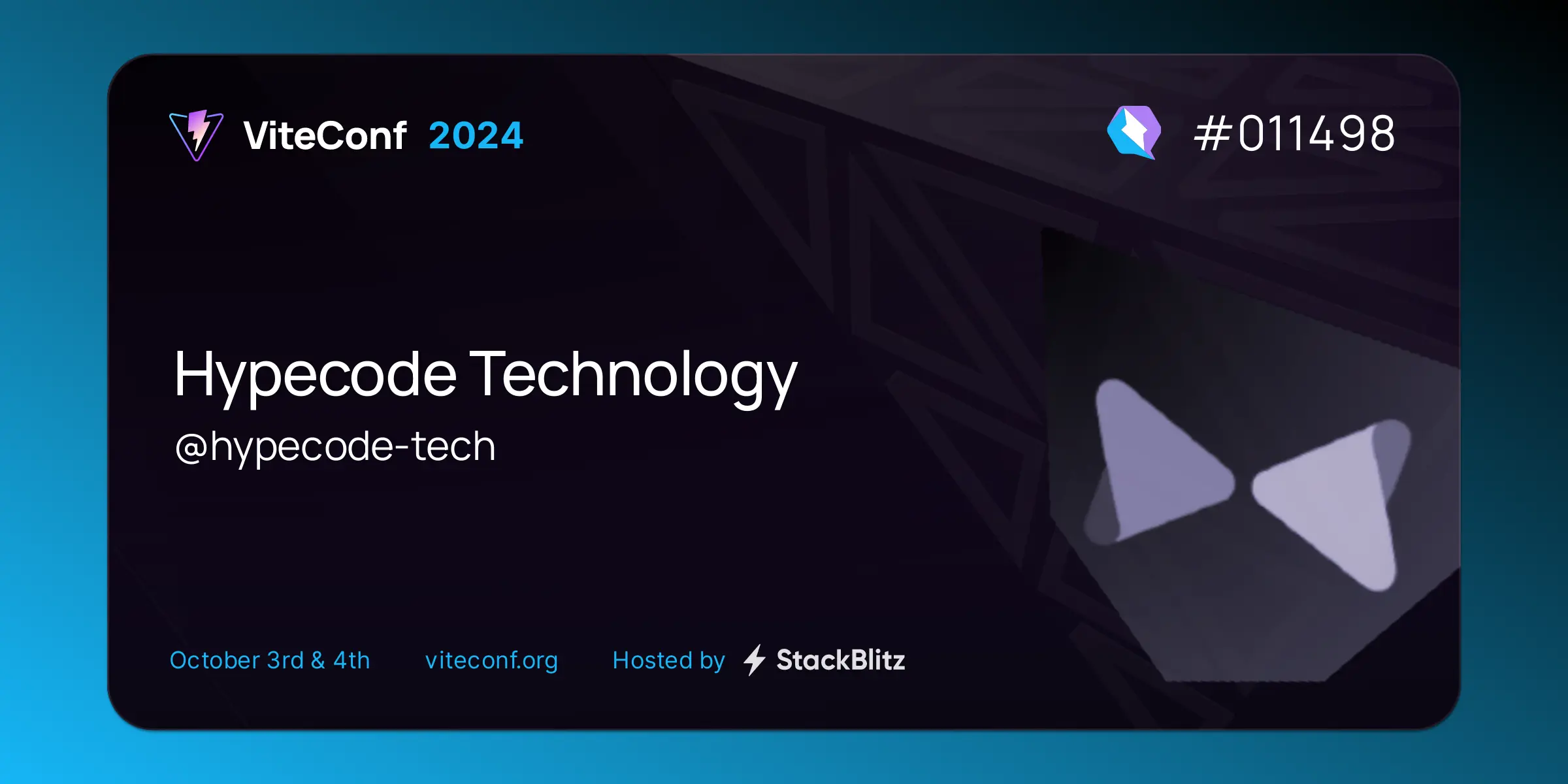 Web geliştirmenin nabzını tutan ViteConf 2024'e katılmaktan büyük mutluluk duyuyoruz!.